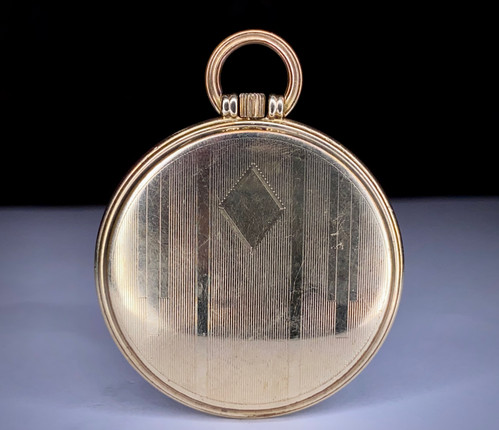 Iwc Gold Pocket Watch Art Deco Iwc Schaffhausen Taschenuhr Gold