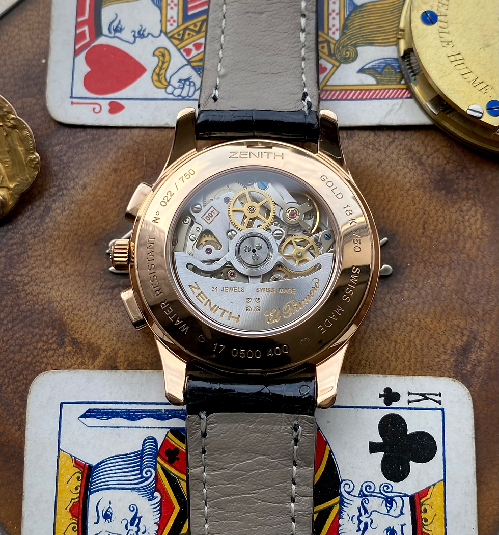 Thumbnail: 1997 Zenith El Primero Chronomaster 18ct rose gold Limited ref 17.0500.400