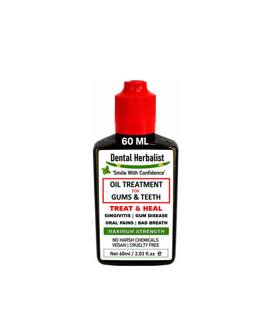 Herbal Oil Treatment for Gums & Teeth | Natural Oral Care for Gum Disease