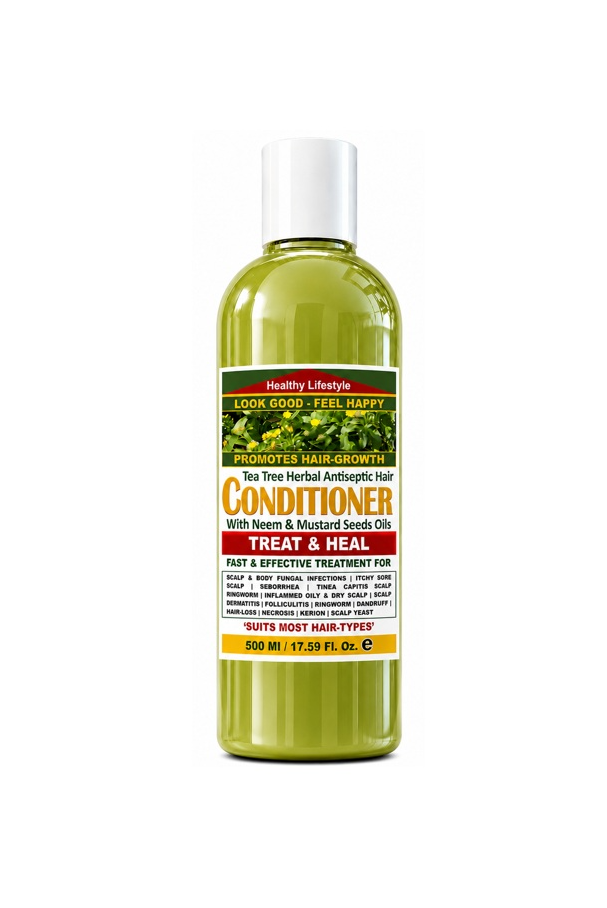 Tea Tree Hair Conditioner for Scalp Fungus, Dandruff & Folliculitis