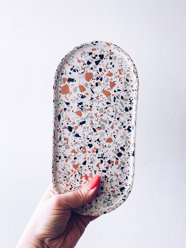 Large Agave Terrazzo Tray main image 0