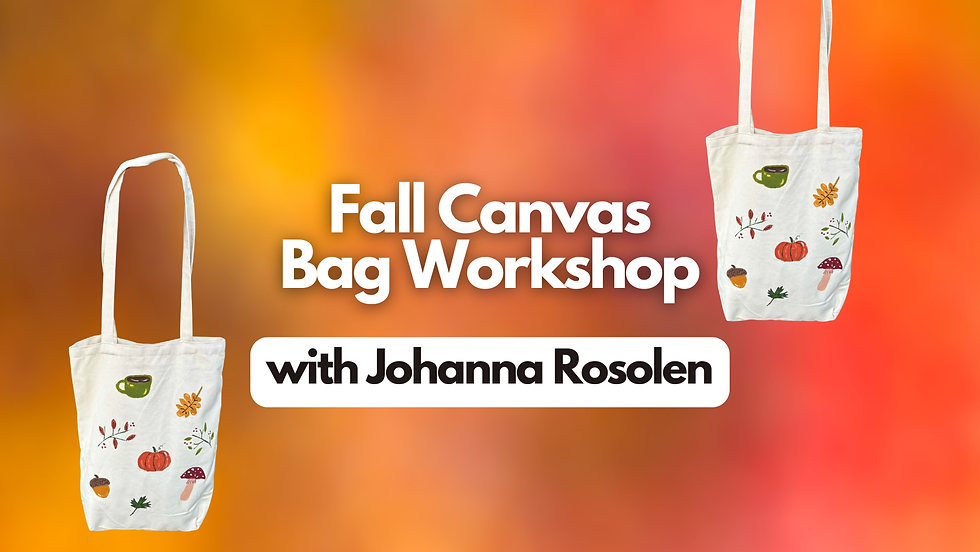 Autumn-Inspired Canvas Bag Workshop