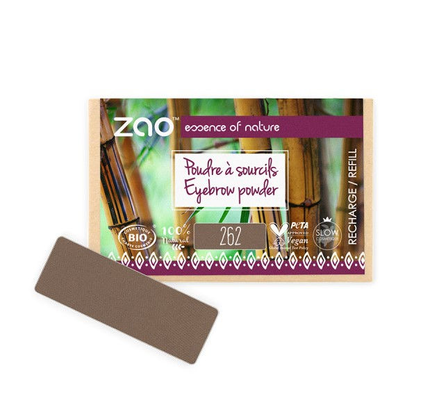 Thumbnail: Mineral Eyebrow Powders & Refills (Rectangular) By Zao