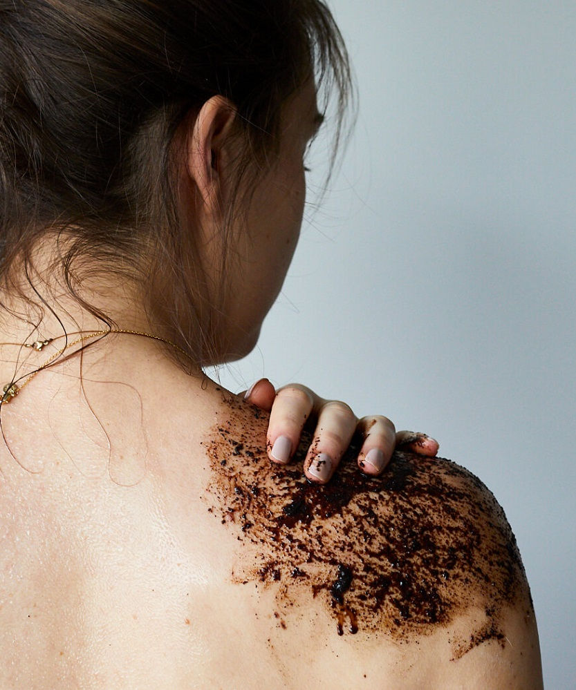 Thumbnail: Coffee & Peppermint Body Scrub by UpCircle