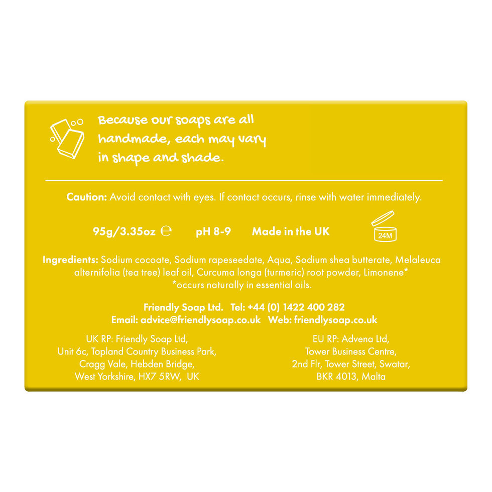 Thumbnail: Tea Tree & Turmeric soap by Friendly Soap