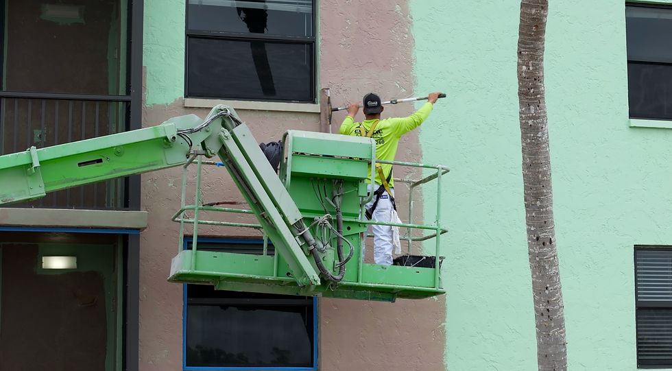 Commerical Building exterior painting