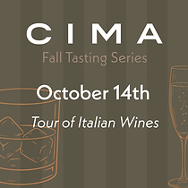 Glass of red wine at Cima Restaurant