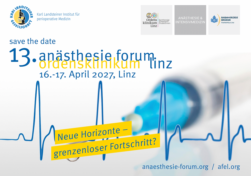 13. Anästhesie Forum Linz