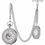 Thumbnail: Silver Colour  Quartz Pocket Watch with chain