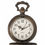 Thumbnail: ANTIQUE DESIGN QUARTZ POCKET WATCH WITH ALBERT CHAIN