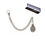 Thumbnail: SILVER COLOUR FOB WATCH CHAIN