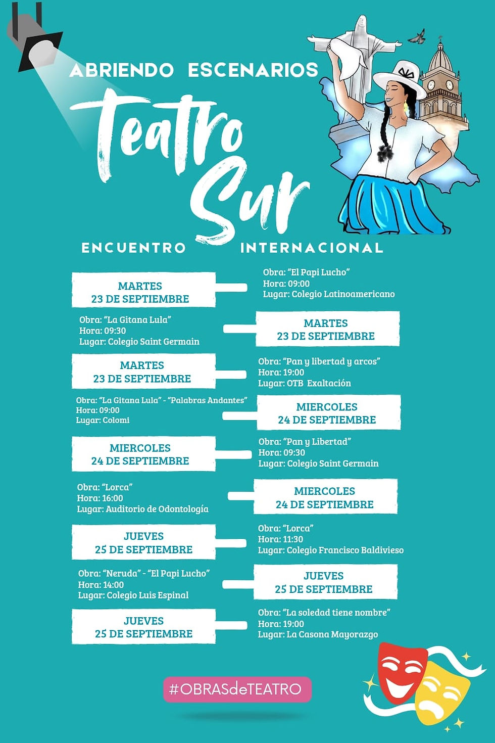 Cochabamba es sede del Primer Encuentro de Teatro Del Sur