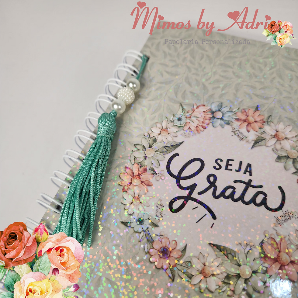Miniatura: Diário da Grartidão -verde floral