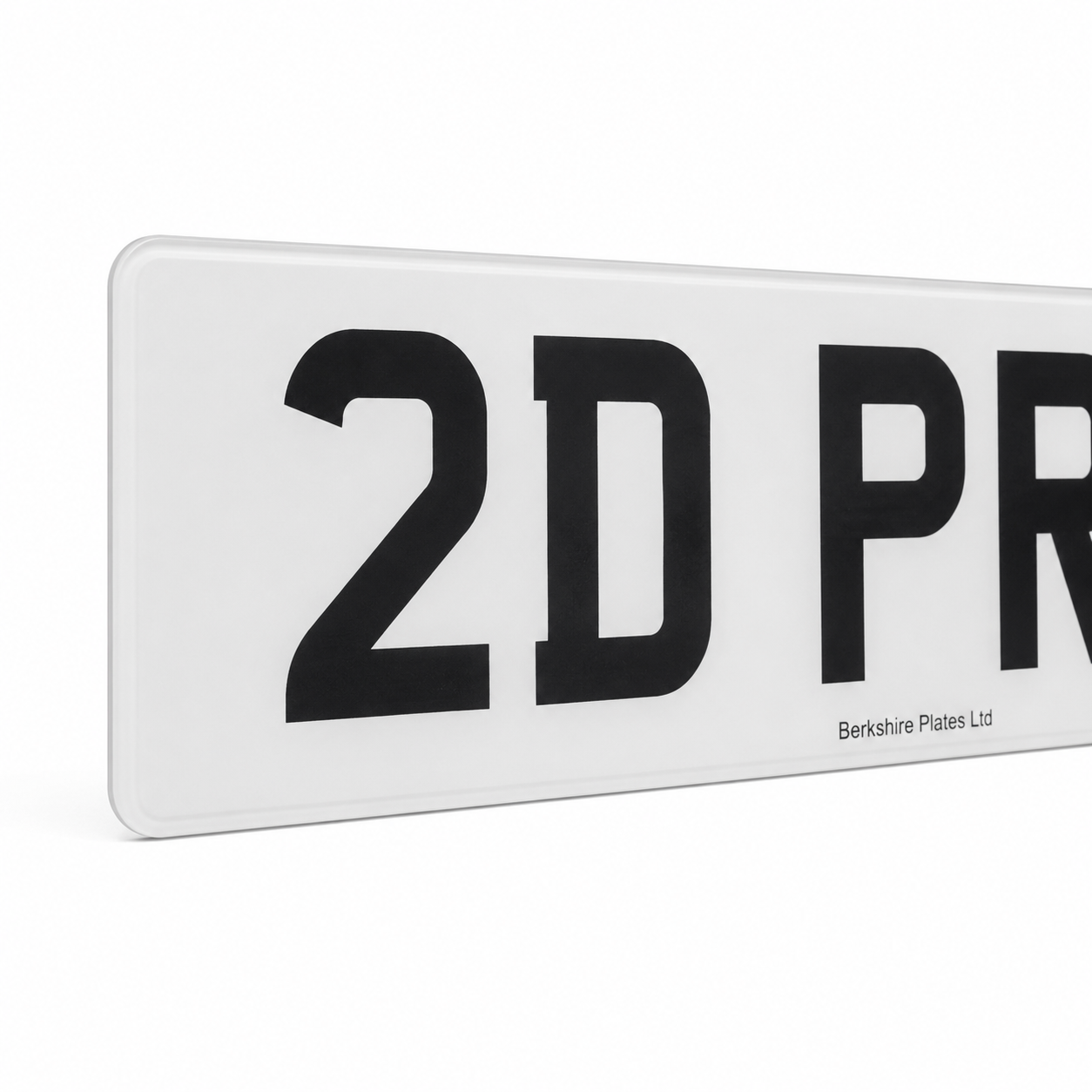 Premium 2D Road Legal Printed Plates
