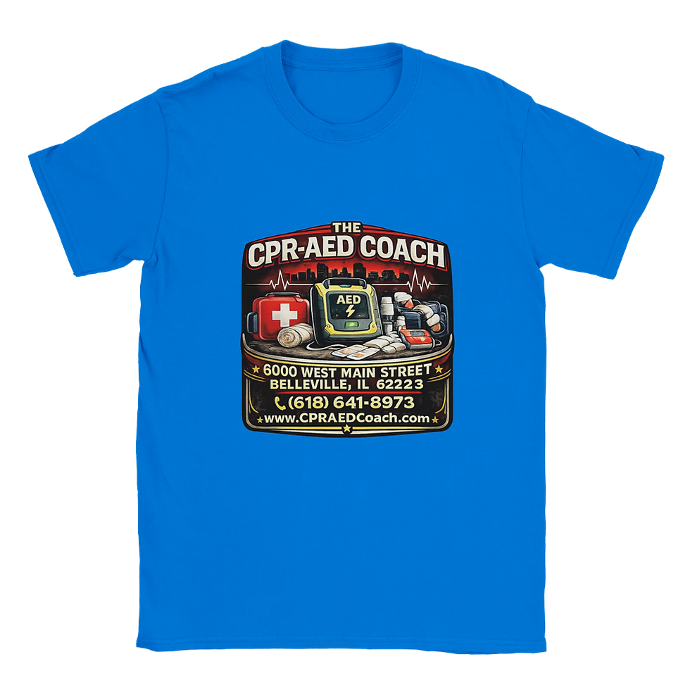Thumbnail: CPR Awareness T-Shirt – Soft, Comfortable & Stylish Design