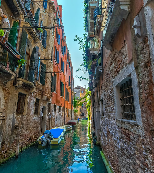 Colorful Boat Ride