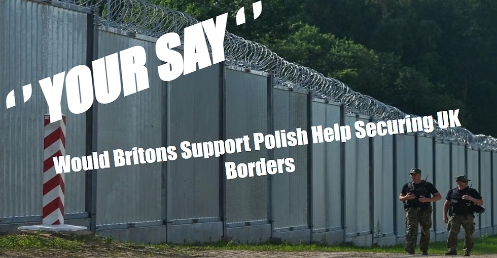 YOUR SAY: Would Britons Support Polish Help in Securing UK Borders?