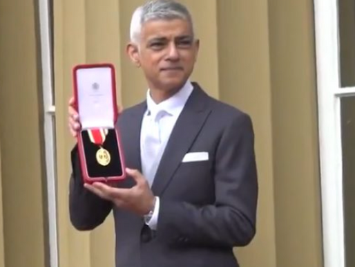 Sir Sadiq Khan Awarded Life Peerage in Starmer’s Final Honours List