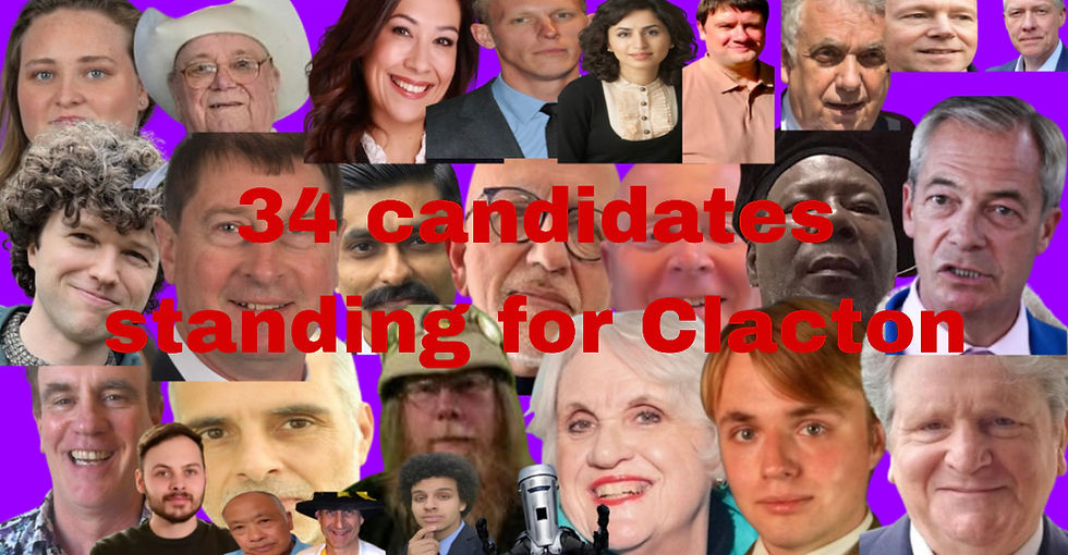 Who to vote for: Clacton By - Election 2026