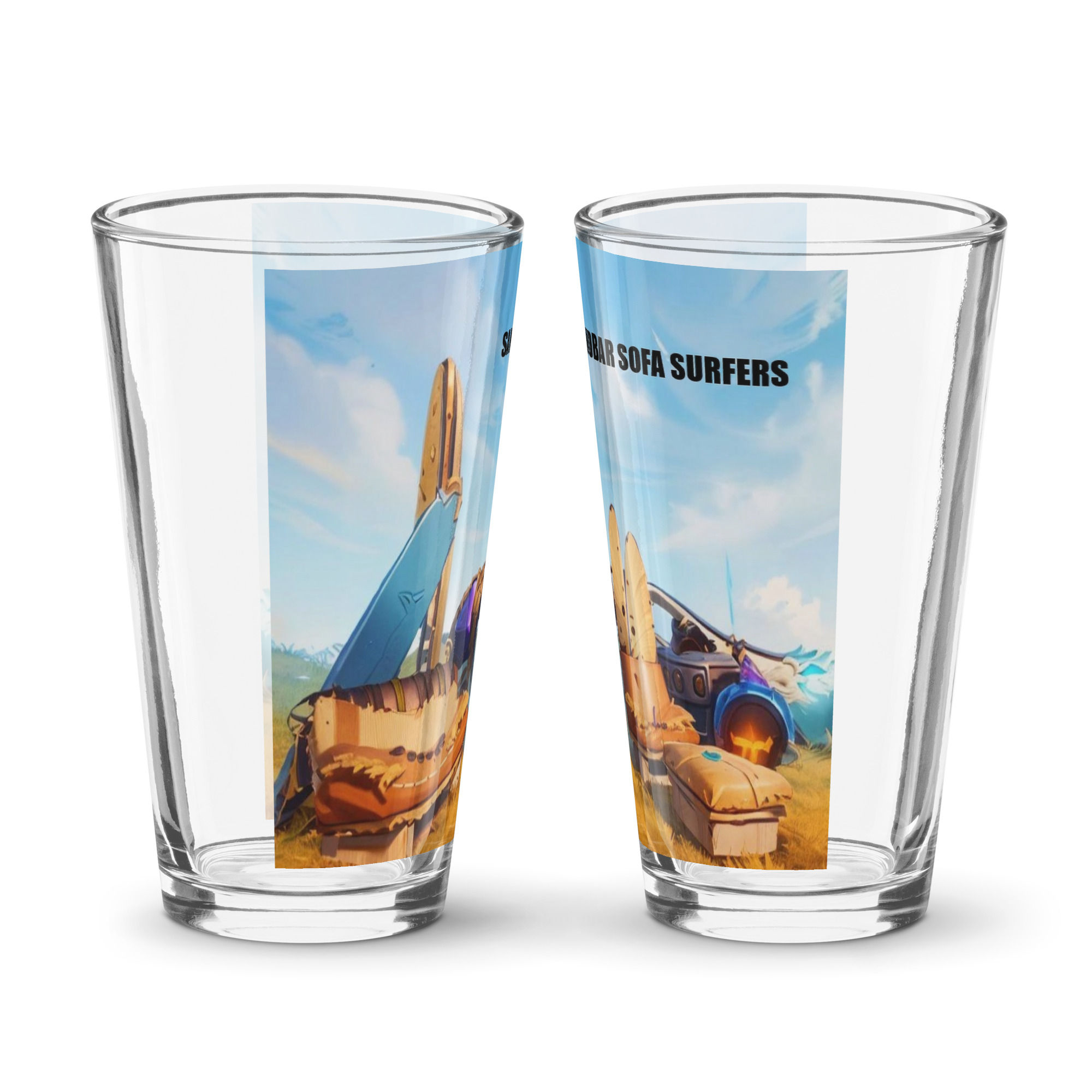 Shaker pint glass