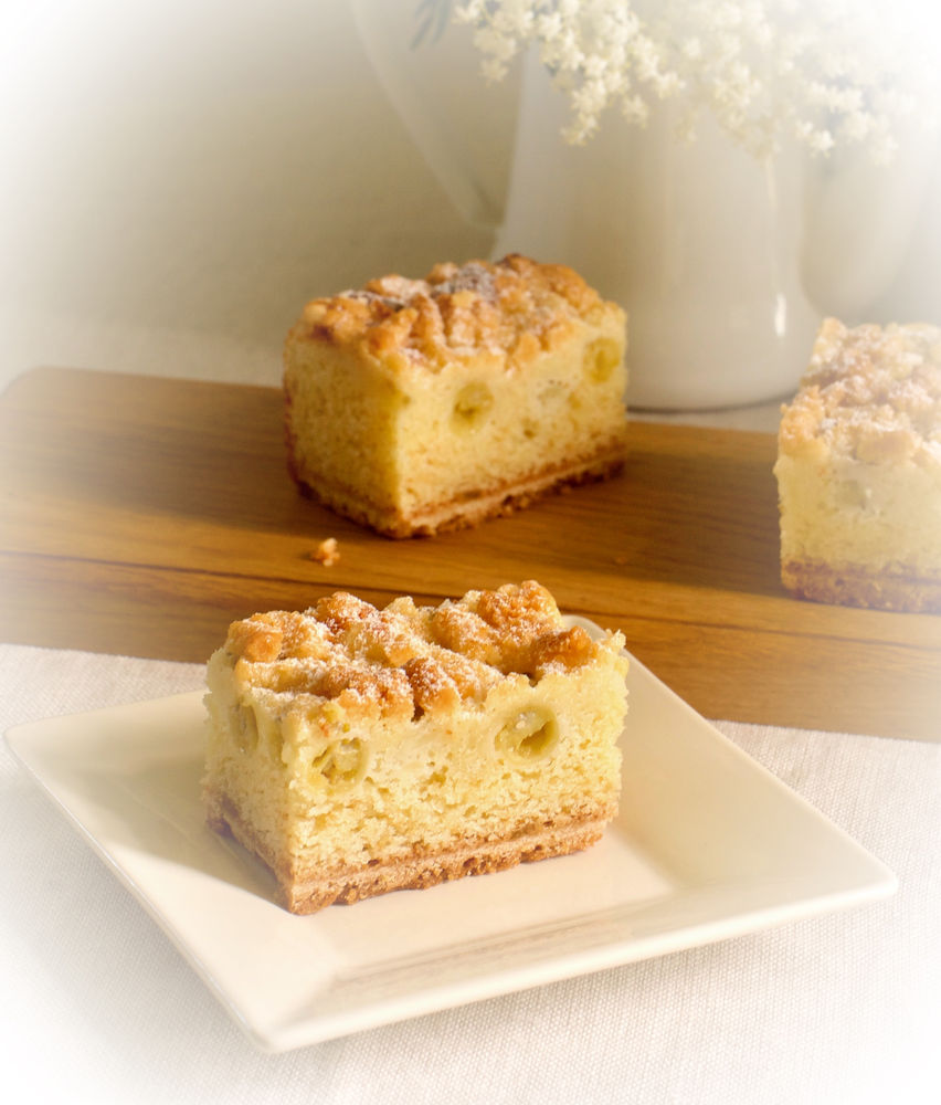 グズベリーとエルダーフラワーのタルト 今年も登場