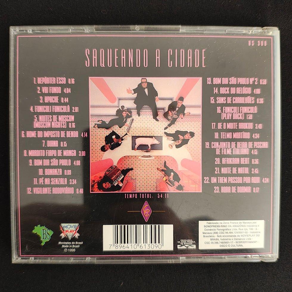 Miniatura: Joelho de Porco - Saqueando a Cidade (CD | capa jewelcase + livreto)