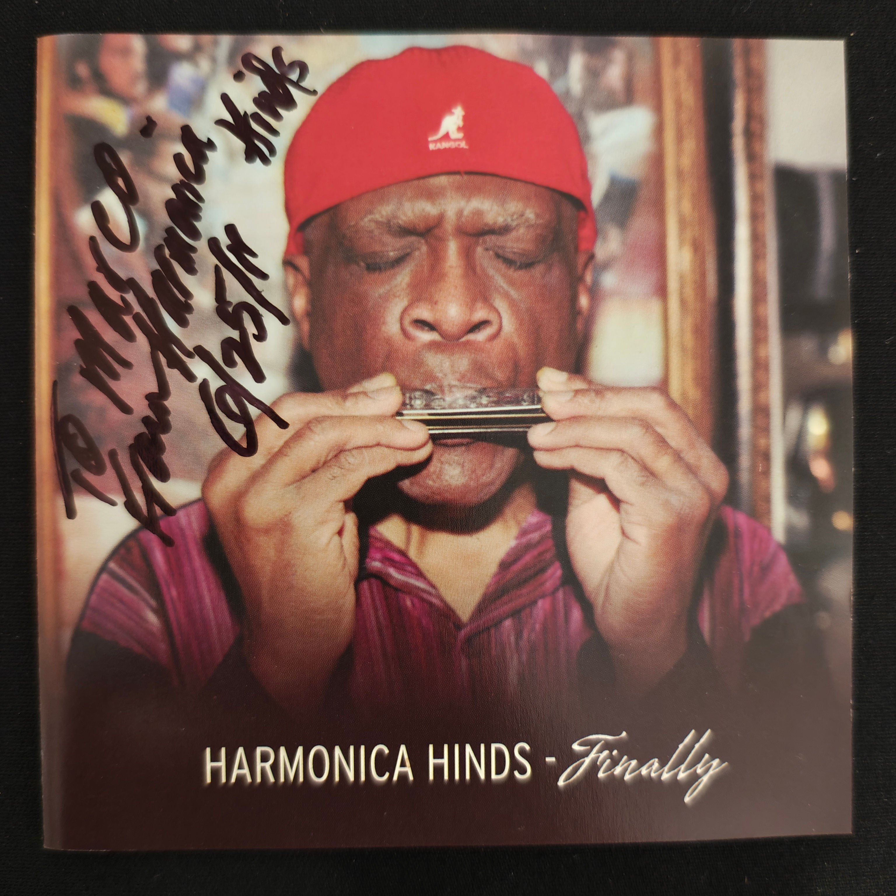 Harmonica Hinds - Finally (CD | capa jewelcase +encarte autografado)