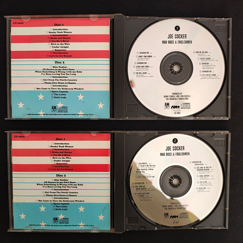 Miniatura: Joe Cocker Mad Dogs and Englishmen - Trilha (CDx2 | capa jawelcase + encarte)