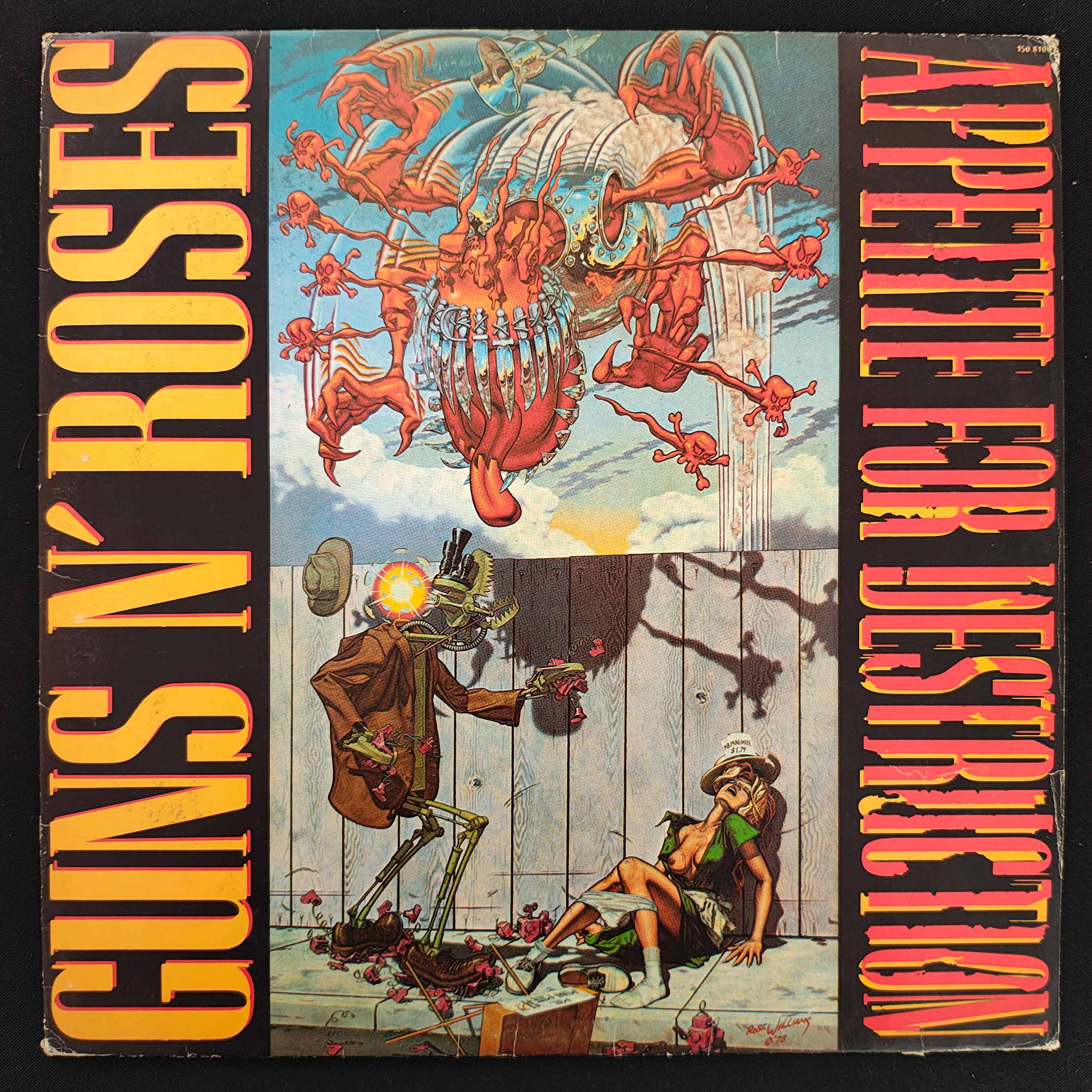 Guns 'n' Roses - Appetite for Destruction (vinil LP | capa simples + encarte)