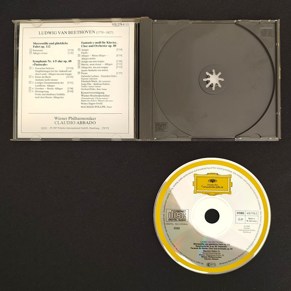 Miniatura: Beethoven - Symphonie No.6 "Pastorale" (CD | capa jewelcase + livreto)