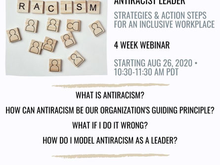 Becoming an antiracist leader….