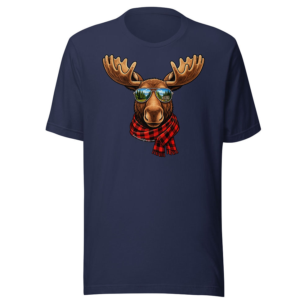 Thumbnail: Mainely Moose Tee — Maine Series- Unisex t-shirt