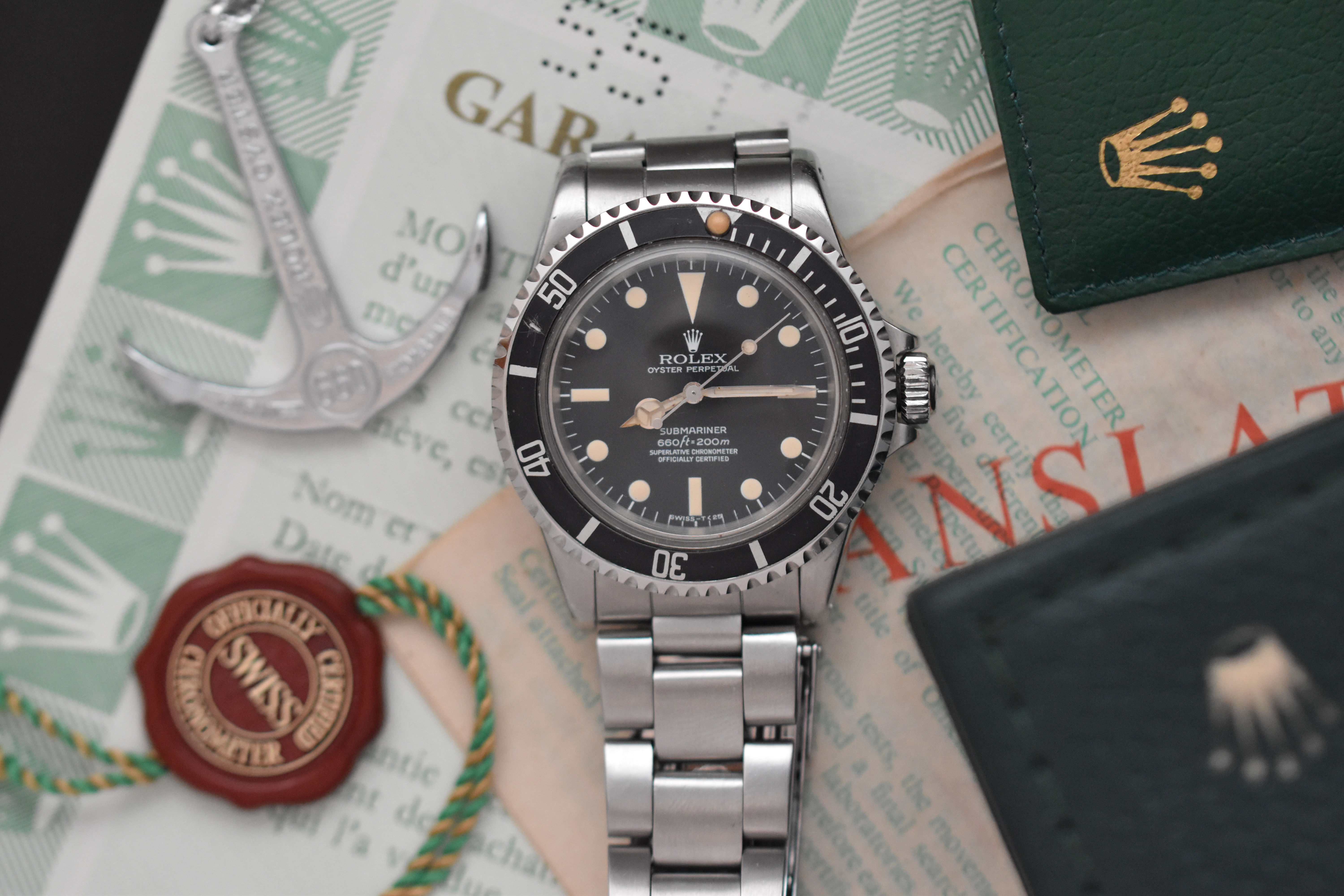 Vintage Rolex Submariner 5512, Full set (1979)
