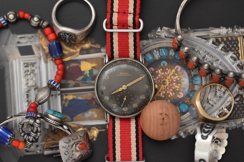 Doxa "Anti-Magnetique" Manual Vintage Military Watch, WW(II) (1946)