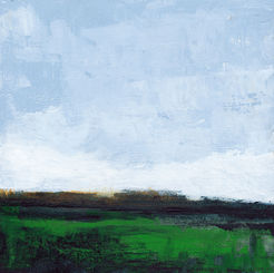 abstract acrylic landscape painting