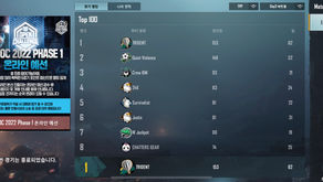 【PUBG MOBILE部門】 PUBG MOBILE OPEN CHALLENGE 2022 Phase 1 予選 結果報告
