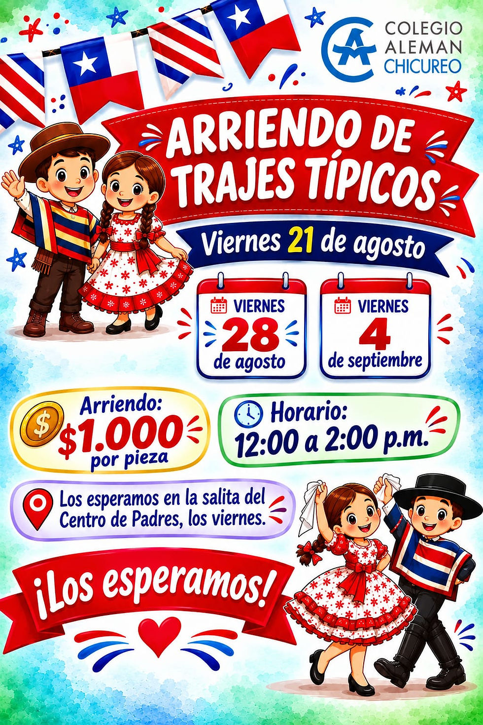 Campaña Arriendo de Trajes Típicos