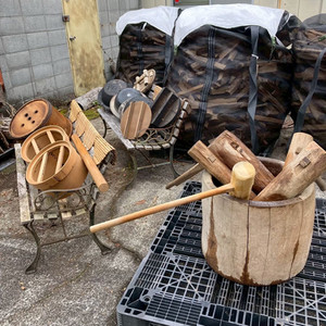 洗ってスタンバイした道具たち