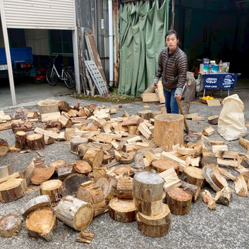 仂の端材割り放題!