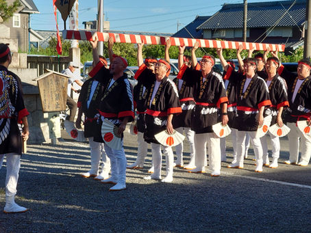 松木島八幡社雷祭り