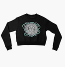 Black Sand Dollar Medusa cropped sweatshirt