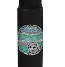 Black Harbor Seal Got Fish water bottle with seal design