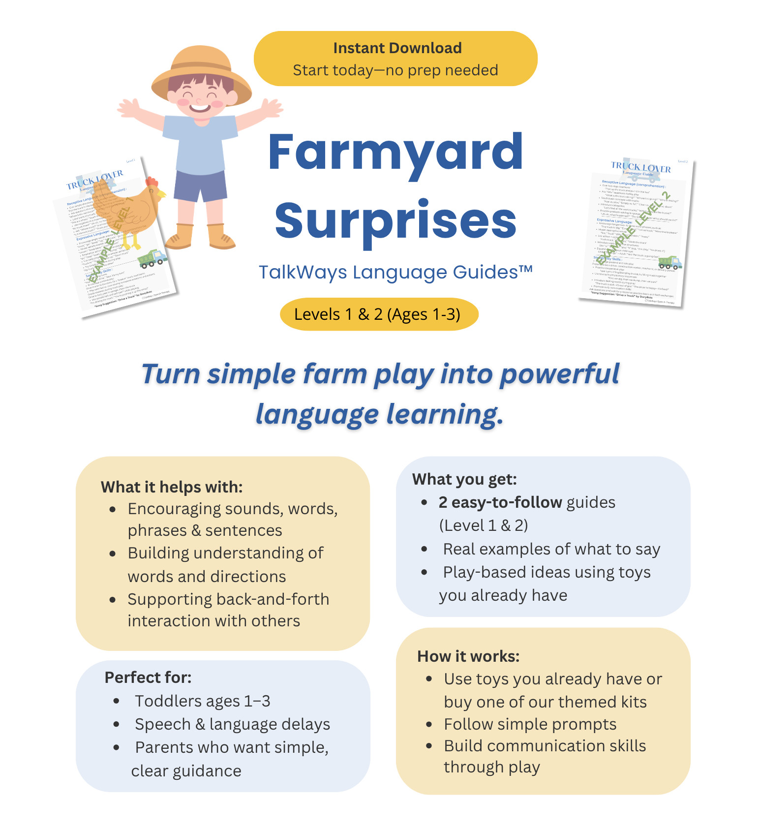Farmyard Surprises - Language Guides