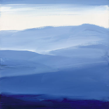 Blue Wave, detail of triptych by Patrice Drago