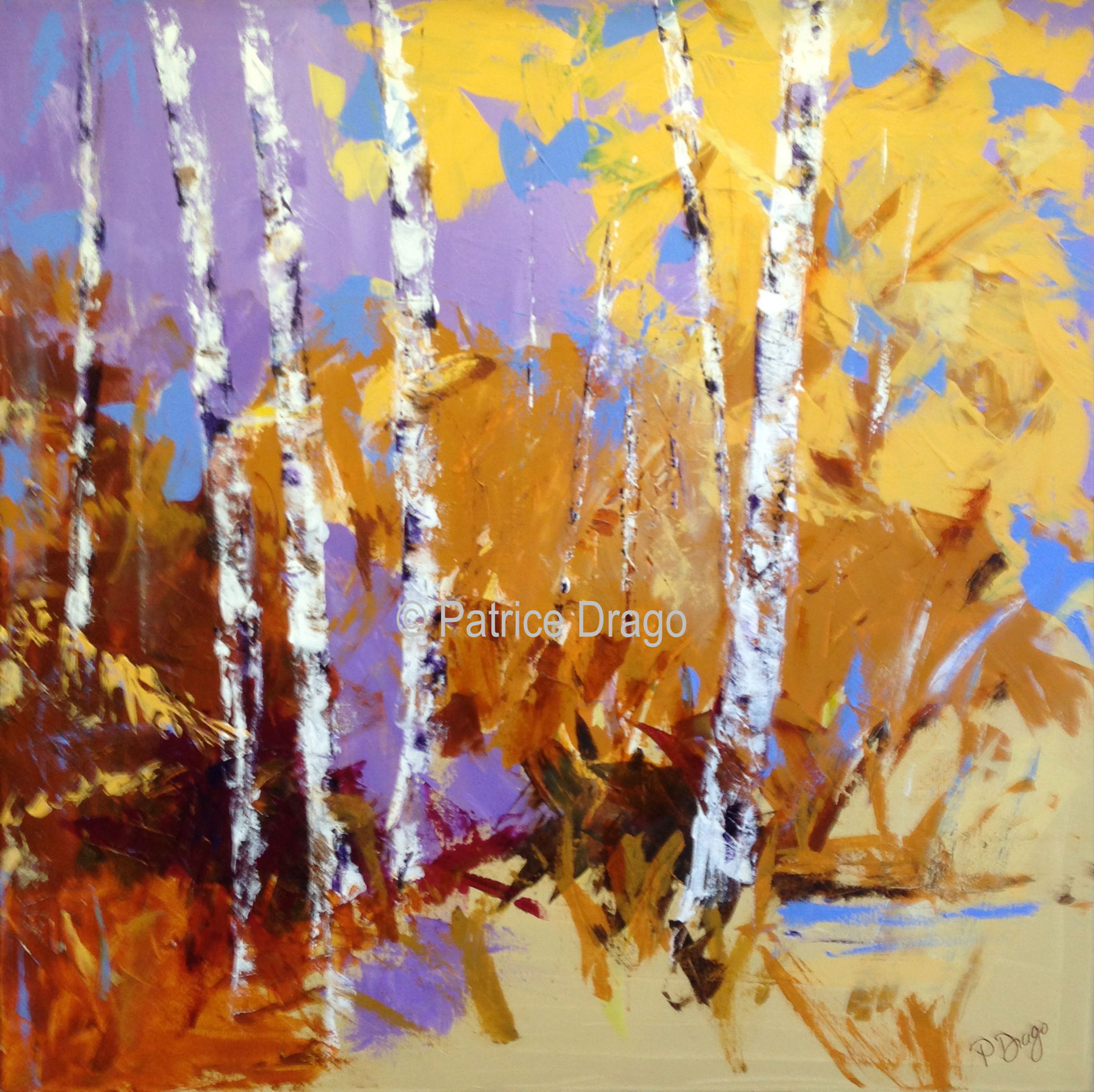 Brisk Afternoon, 30" x 30"