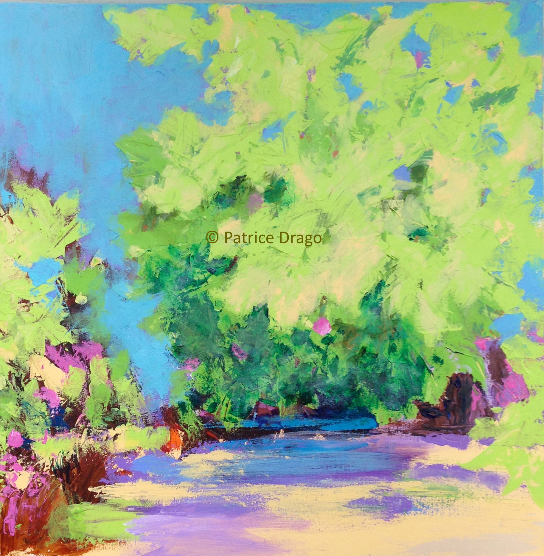 Summer Fun, 20" x 20"