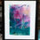 Thumbnail: Statue of Liberty, original acrylic painting on printmaking paper in frame by Patrice Drago