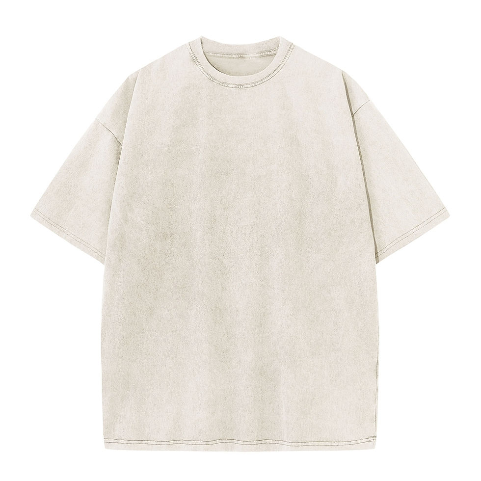 Miniatura: Washed T-Shirt 230G 100Cotton Solid Oversized Loose Fitness Mens Tee Tops Droppe