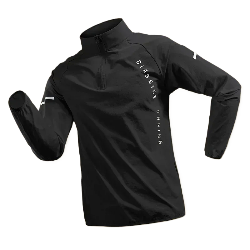 Miniatura: Men Running Jackets Gym Zipper Hooded Sport Jacke Jogging Training Fitness Sweat