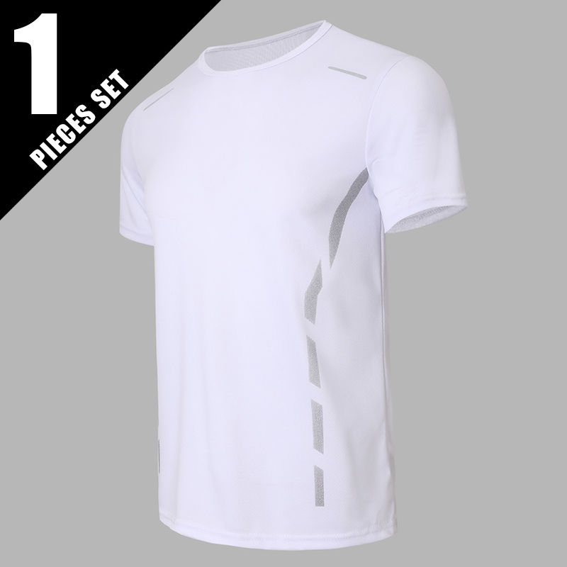 Miniatura: 1/4 Pcs Men's Summer Quick-drying Sports Fashion Printed Short-sleeved Teens Loo